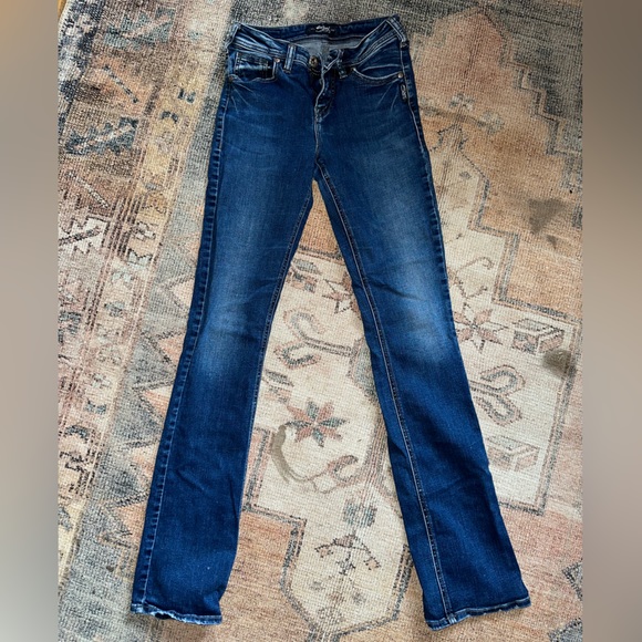 25W/35L Silver Slim Boot Cut WMNS Jeans - Picture 3 of 5